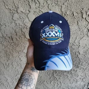 Mint Y2K 2003 XXXVI Superbowl Strap Back Cap
